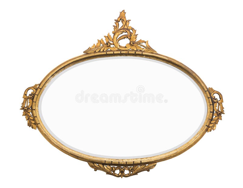 Vintage gold mirror royalty free stock photos Vintage gold mirror royalty free stock photos