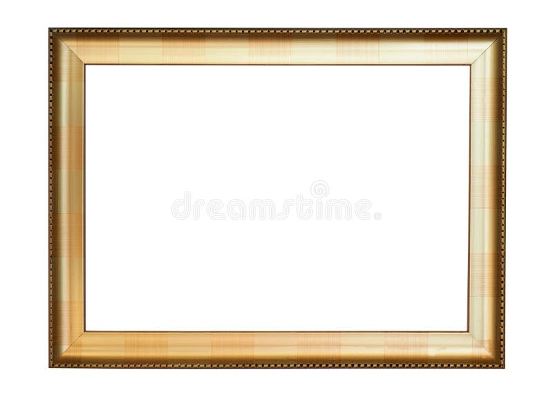 Vintage gold picture frame stock image Vintage gold picture frame stock image