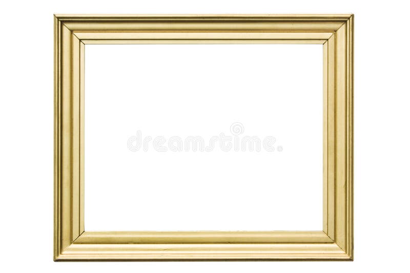 Vintage golden frame