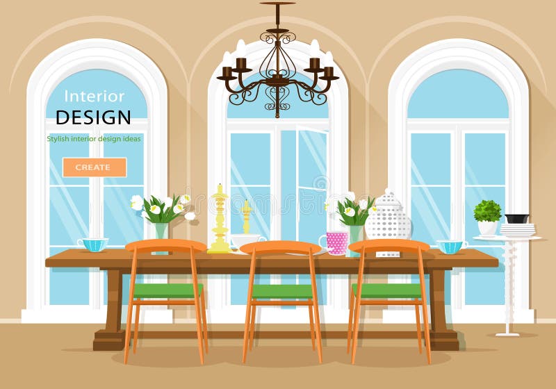 Cartoon Dining Room Stock Illustrations – 3,492 Cartoon Dining Room