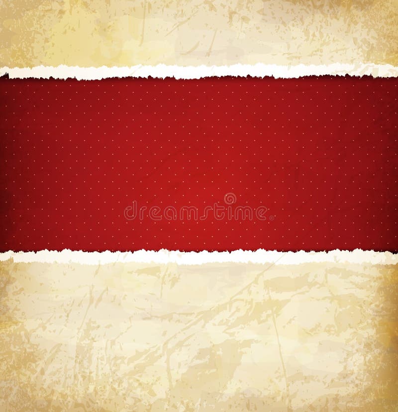 Vintage grunge background with old torn paper royalty free illustration