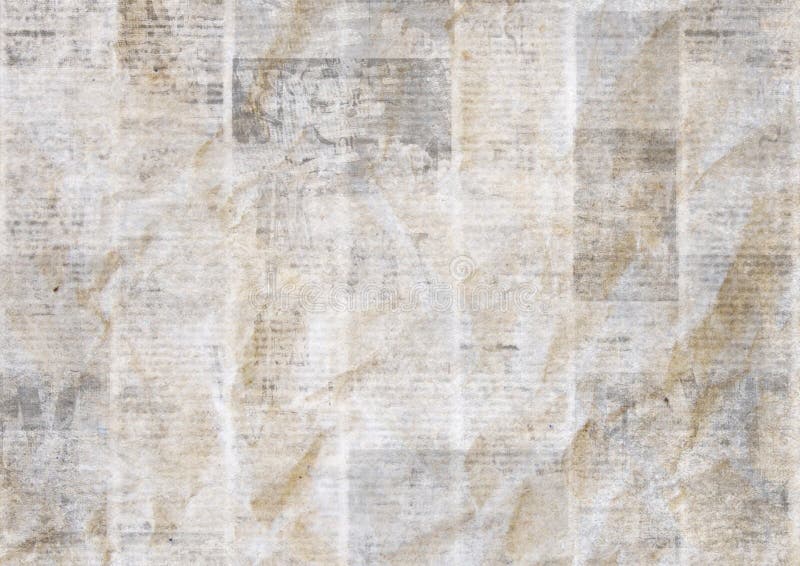 Vintage Grunge Crumpled Paper Texture Background. Blurred Old ...