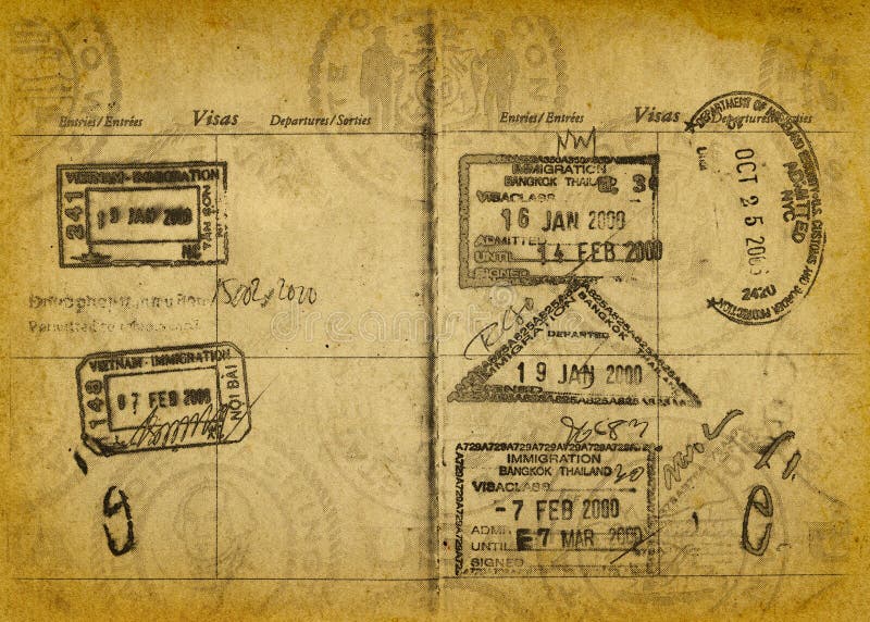 travel vintage vector free stamp Stock Vintage Stamps Image:   Grunge Image 10186031 Passport