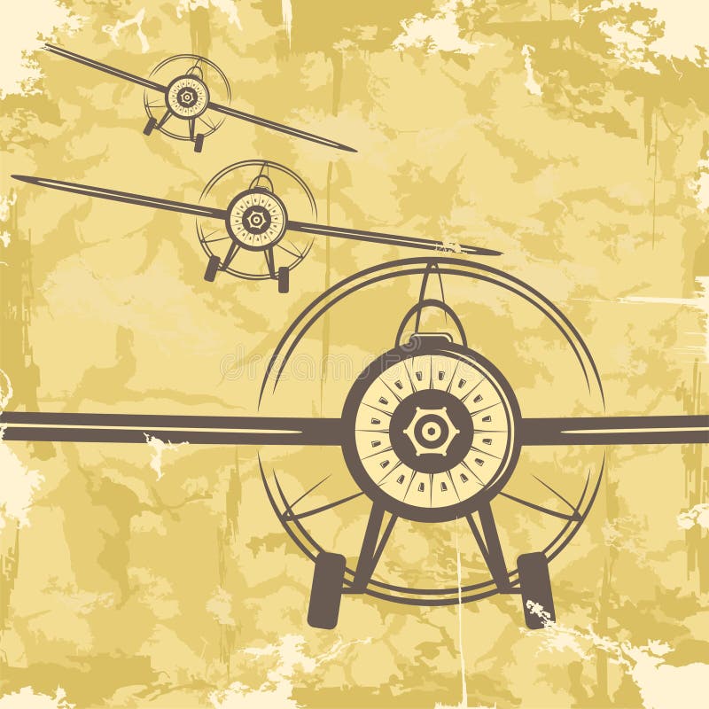 Aviation background stock illustration. Illustration of propeller ...