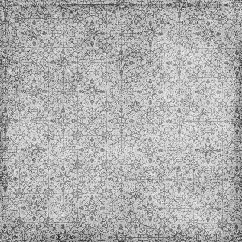 Vintage Grungy Christmas Snowflake Texture vector illustration