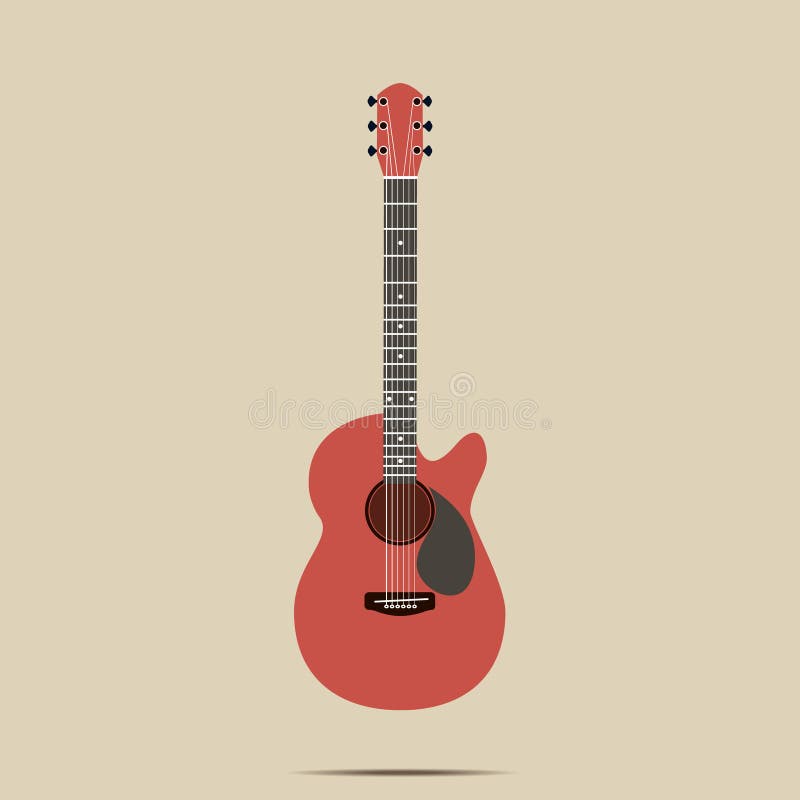 Vintage Guitar stock illustration Vintage Guitar stock illustration