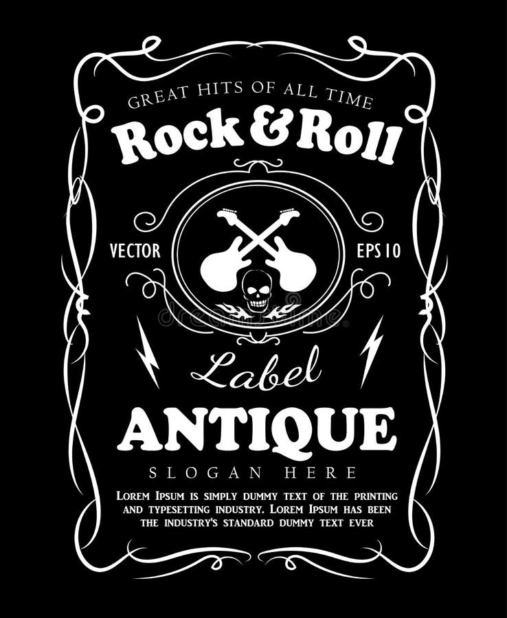 Download Vintage Frame Border Western Label Retro Hand Drawn ...