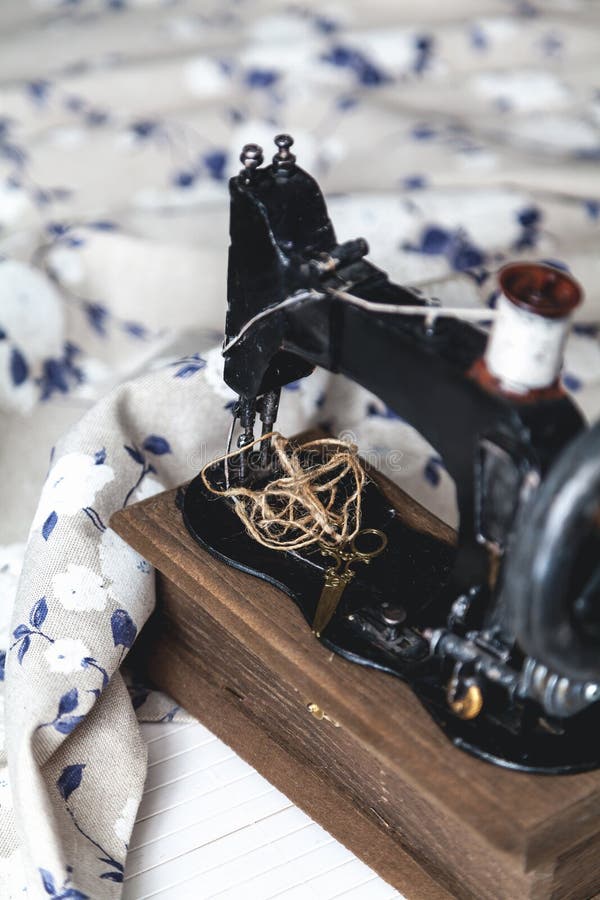 Hand Sewing Machine Closeup Stock Photo Image of decorative, machine