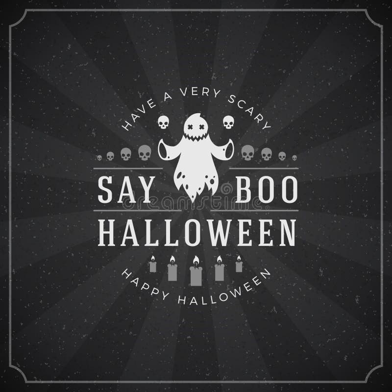 Halloween Party Fun Posters Collection. Halloween Design Template ...