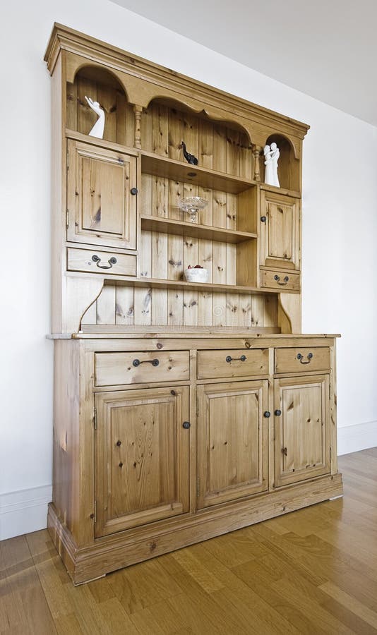 Wooden cabinet with drawers Stock Photo by sergeyskleznev