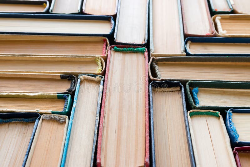 Row of Vintage Hardcover Books Stock Photo Image of leather, antique