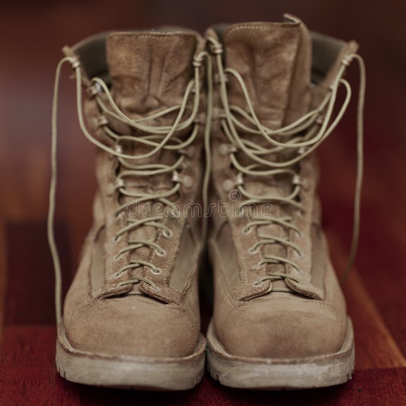 Vintage Hiking boots stock photos Vintage Hiking boots stock photos