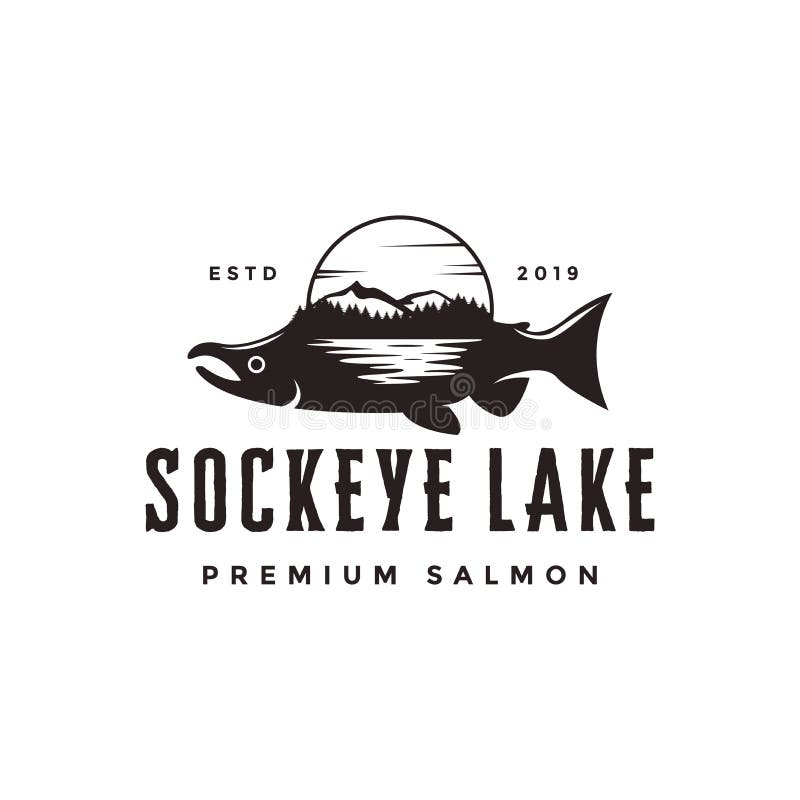 Sockeye Salmon Vector Stock Illustrations – 393 Sockeye Salmon