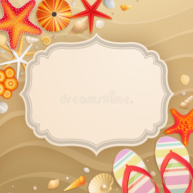 Vintage Holiday greeting card royalty free illustration