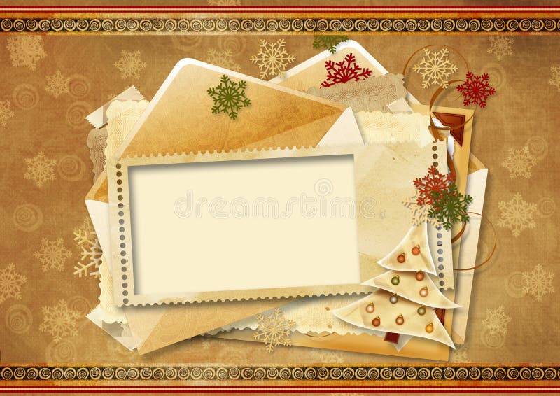 Vintage Holiday s greeting card