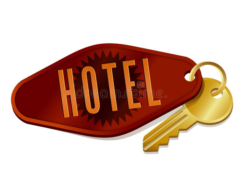 Vintage hotel/motel room key
