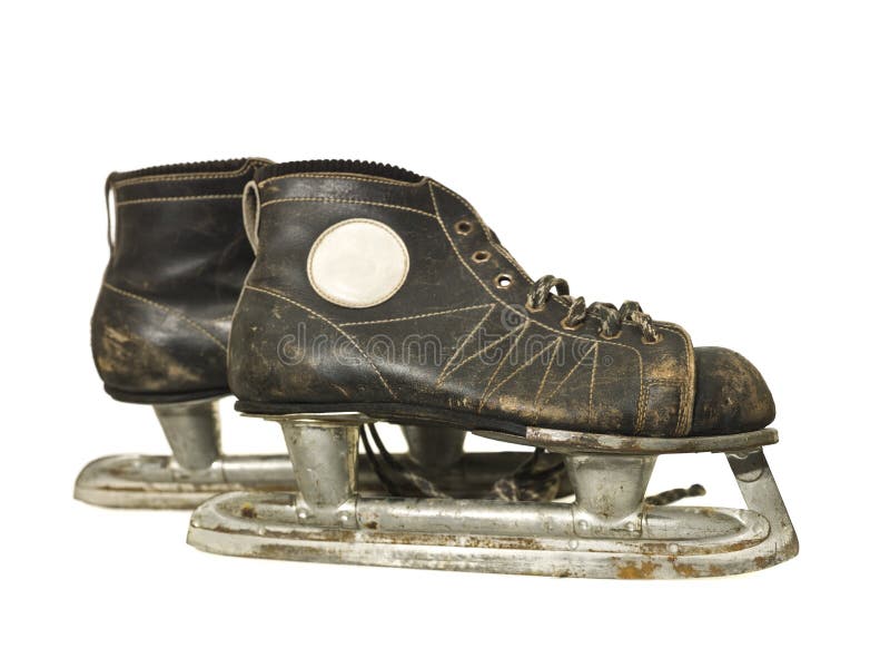 Vintage soviet ice skates Soviet Vintage Ice Hockey Skates Sport Boots made in USSR Leather Skates