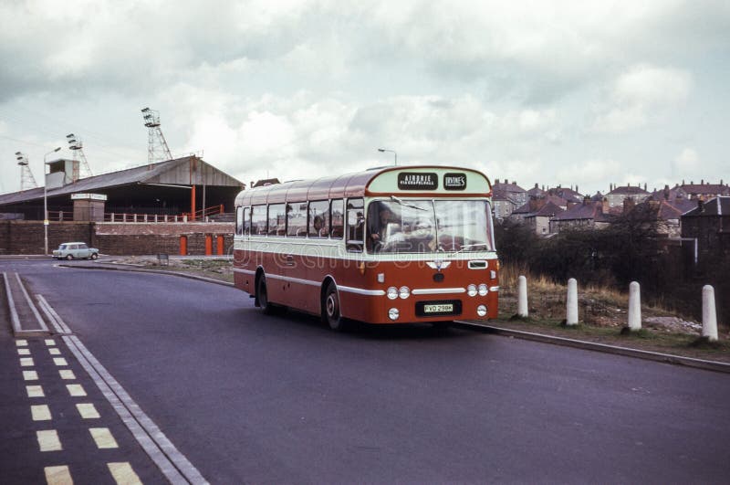 Vintage image of Scottish Bus