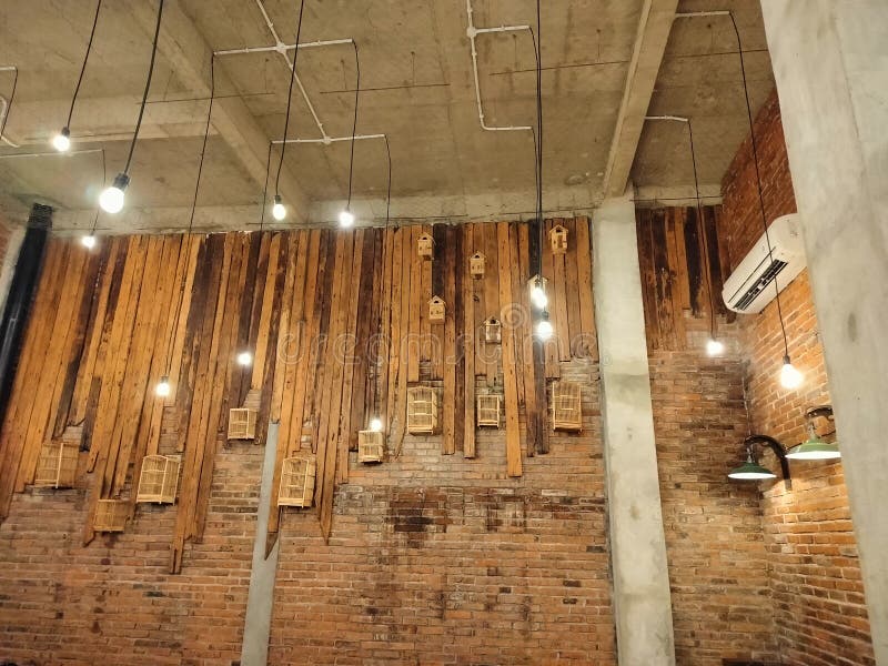 Vintage Indoor Design and Lighting for House Stock Image Image of