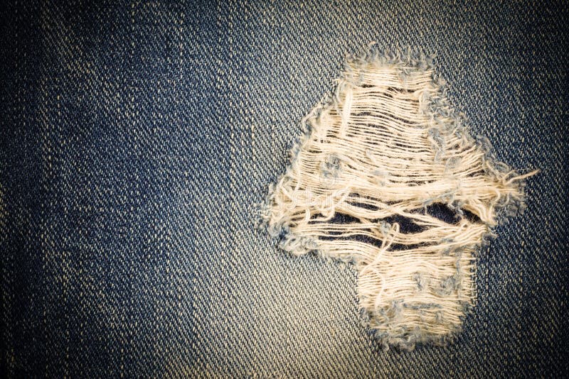 Vintage jeans torn denim stock photo. Image of element - 65157584