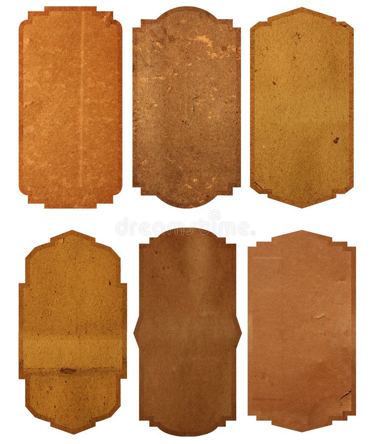 Vintage Label Design Paper Texture Background Stock Illustration Illustration of menu, border