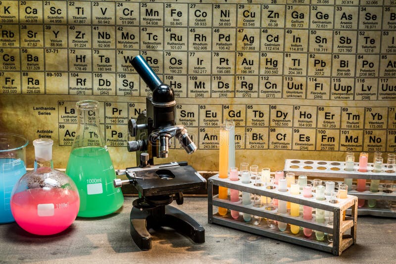 Vintage Laboratory stock image. Image of beeker, brass 4116519