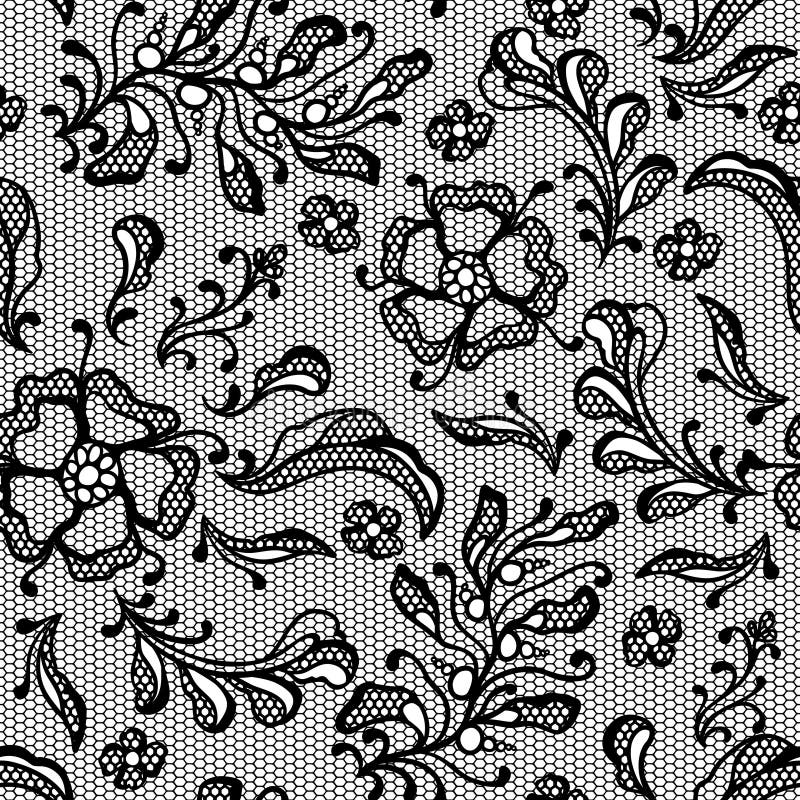 Vintage Lace Background, Ornamental Flowers Stock Vector - Illustration ...