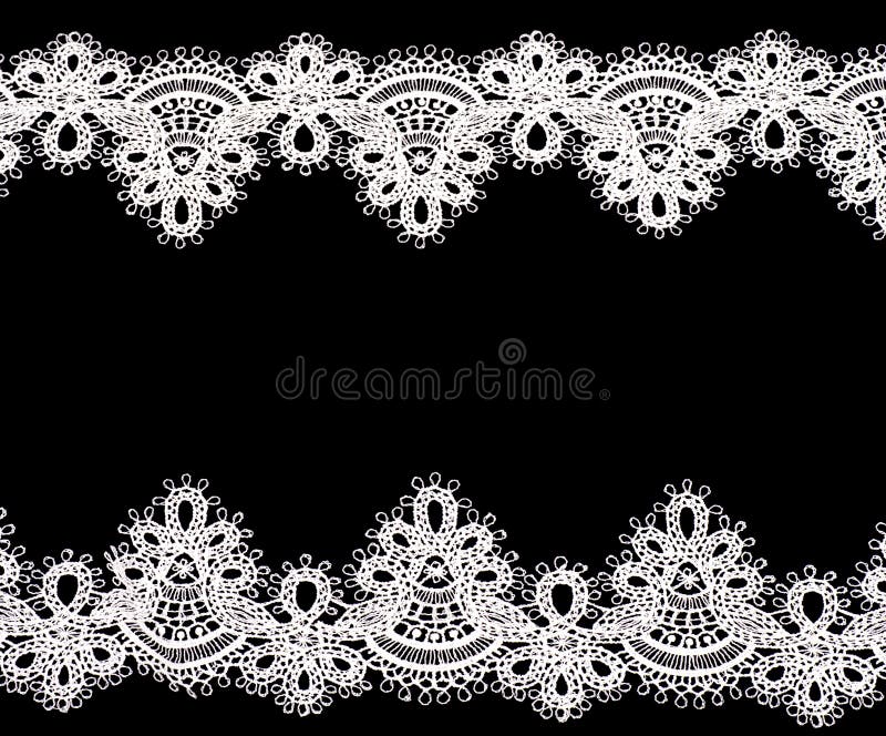 Vintage lace with flowers