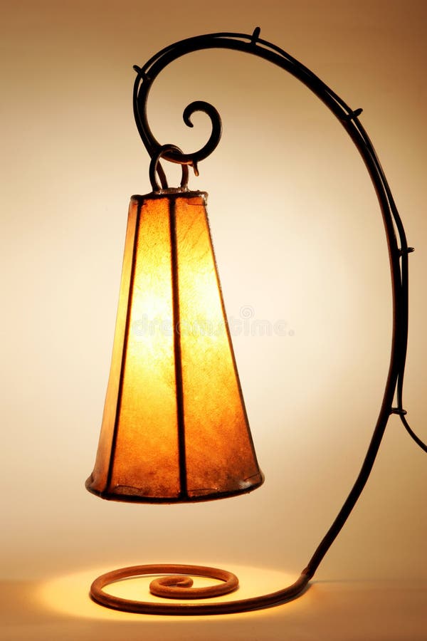 Vintage lamp stock image
