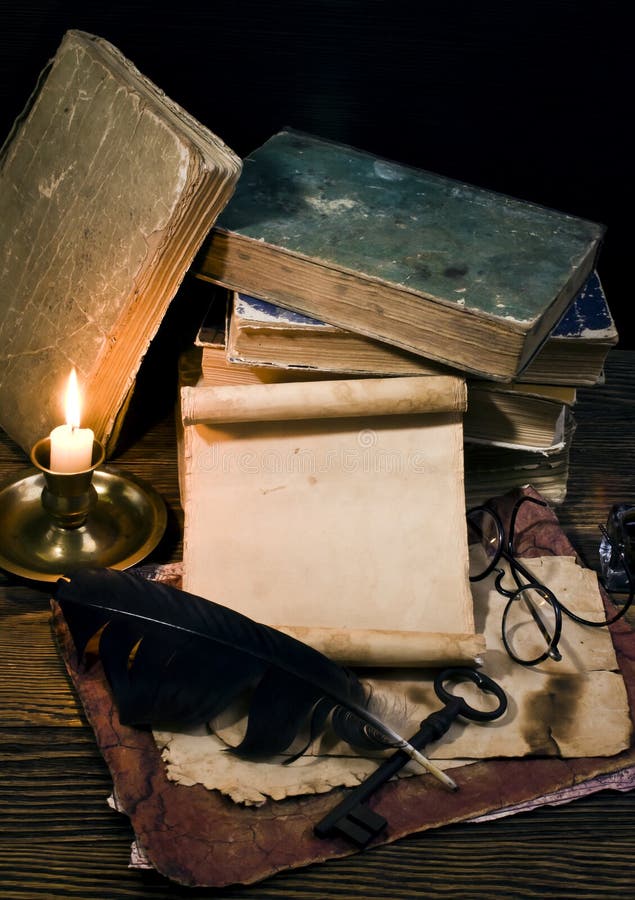 Vintage letter concept royalty free stock photo