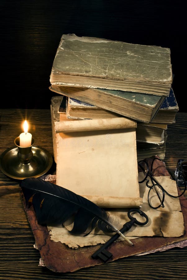 Vintage letter concept stock images