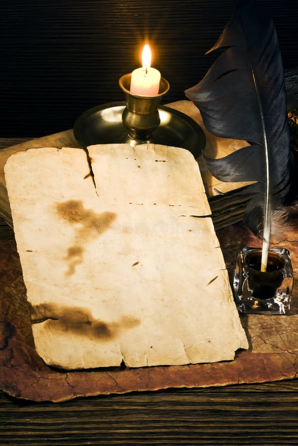 Vintage letter concept royalty free stock photos