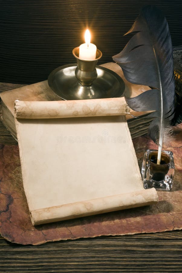 Vintage letter concept stock images