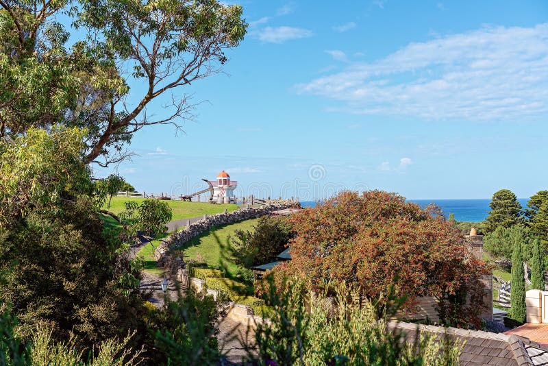 Vintage Lighthouse At Australian Museum stock images Vintage Lighthouse At Australian Museum stock images