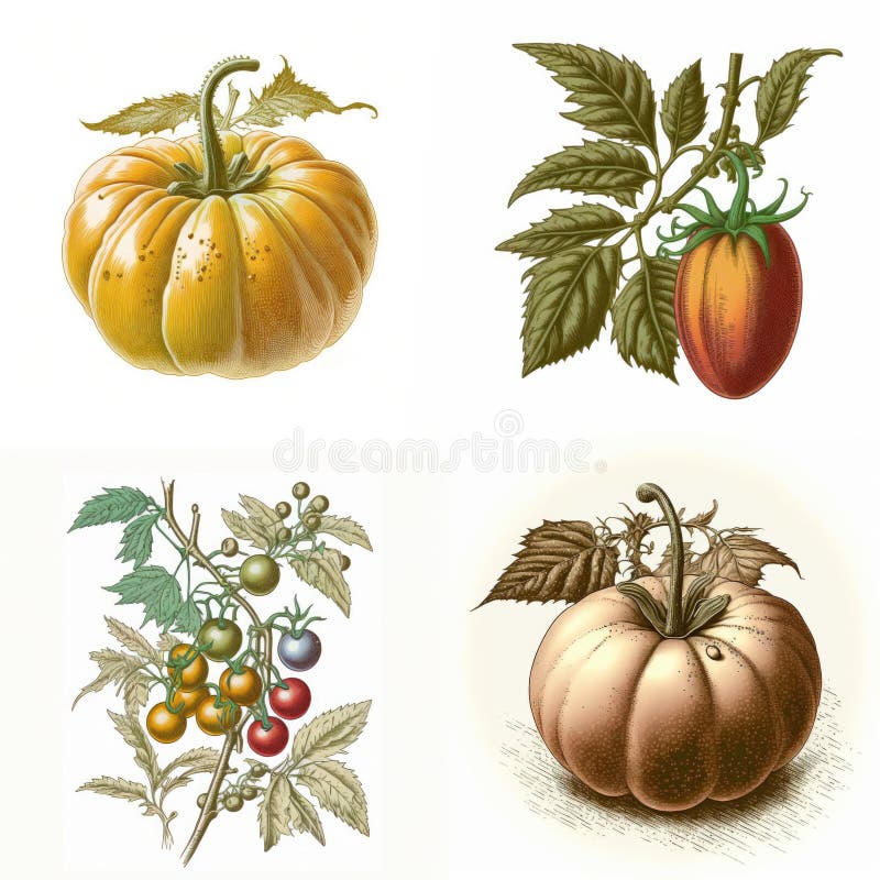 Heirloom Tomatos Stock Illustrations 2 Heirloom Tomatos Stock
