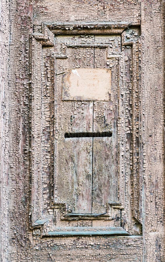 Vintage Mail Slot in a Wooden Door Stock Image Image of grain, letterbox 96283377