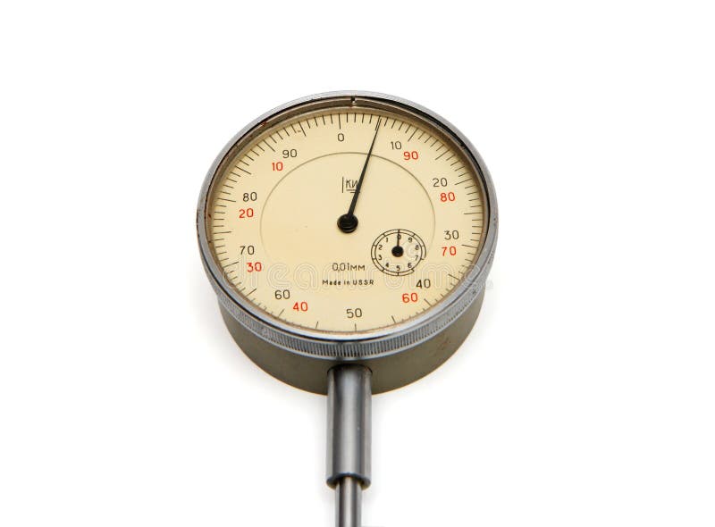 Vintage medical manometer isolated