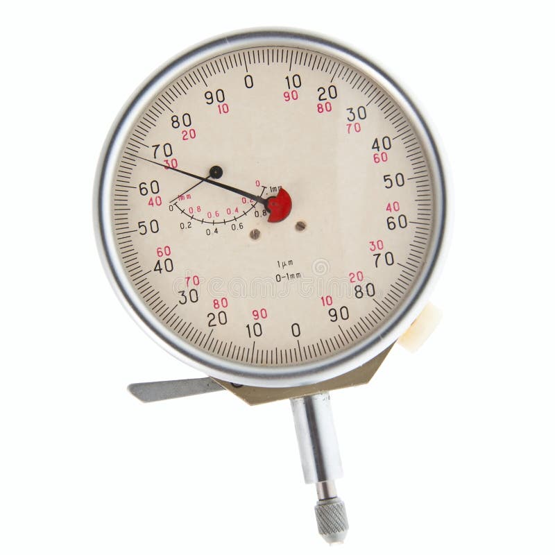 Vintage micrometer stock image. Image of micrometer, analog 23646299