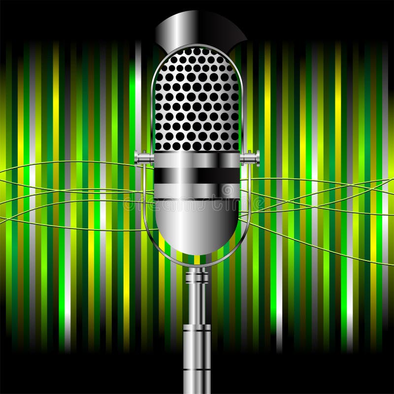 radio microphone wallpaper