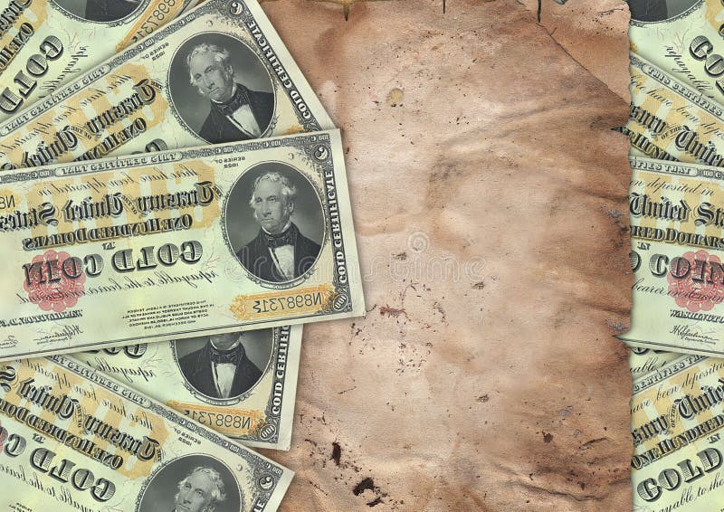 Vintage money stock photo. Image of graphic, illustration 10869360