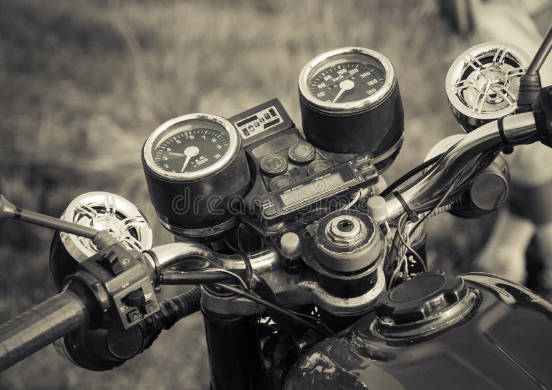 Vintage motorbike