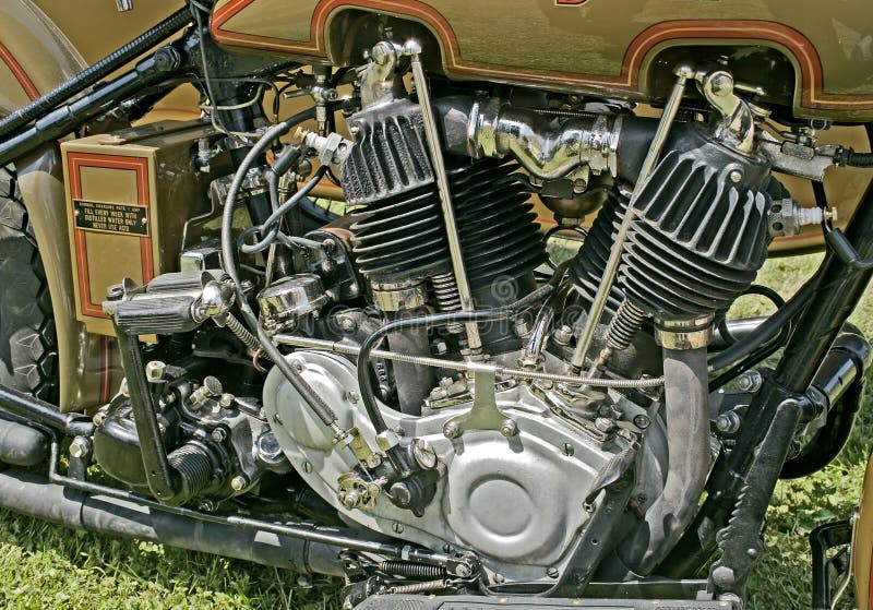 Vintage motorcycle