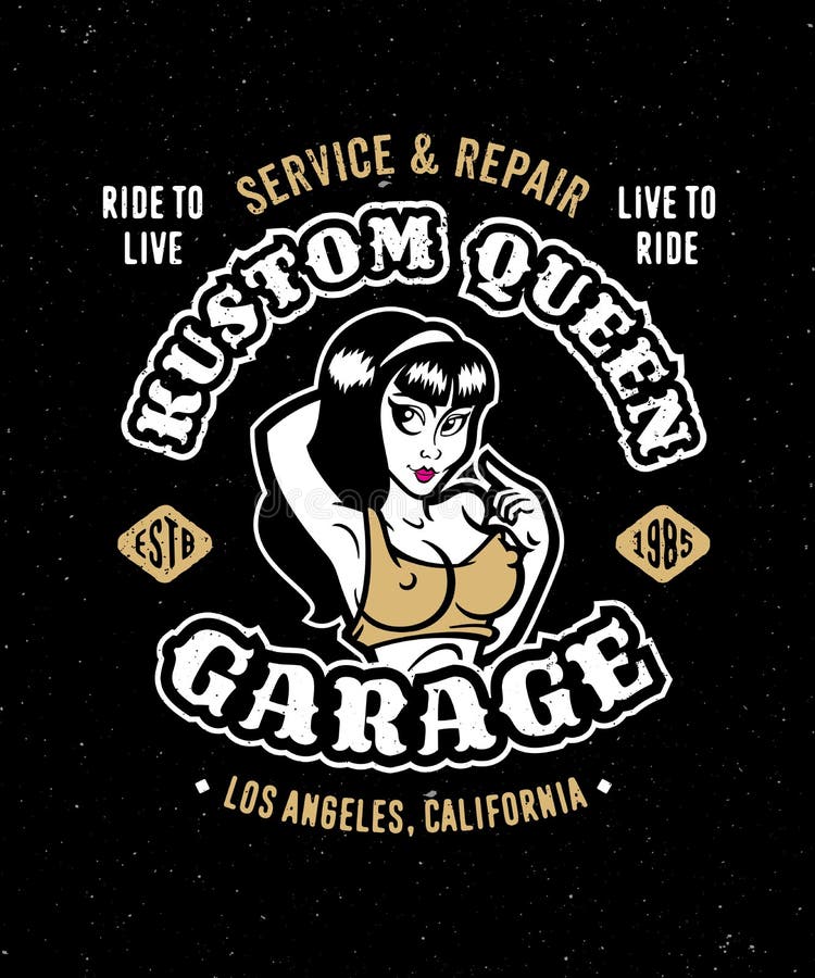 Vintage motorcycle auto garage apparel design vector illustration Vintage motorcycle auto garage apparel design vector illustration