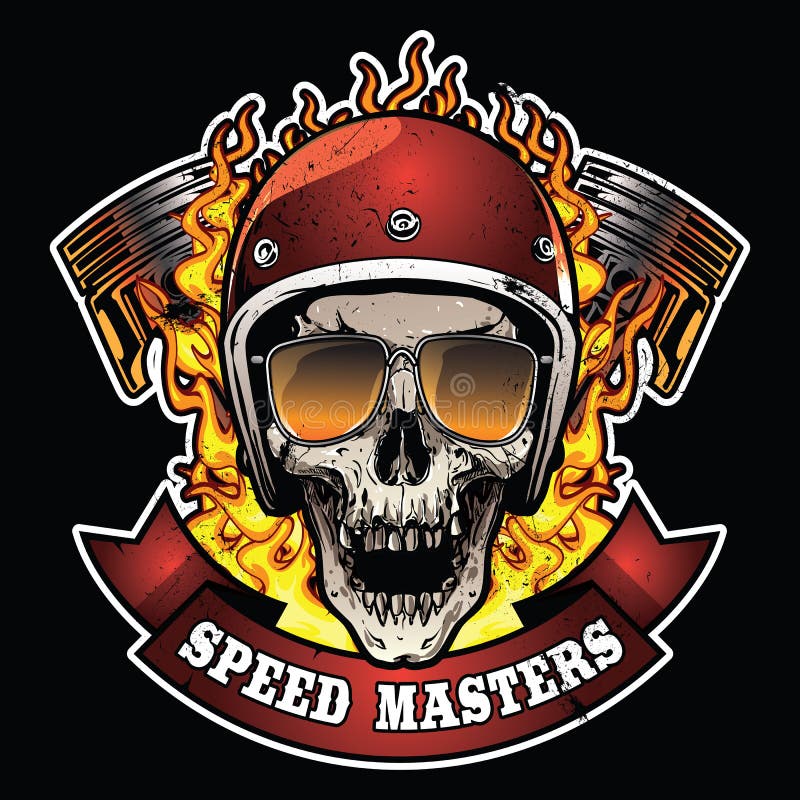 Old School Biker Logo