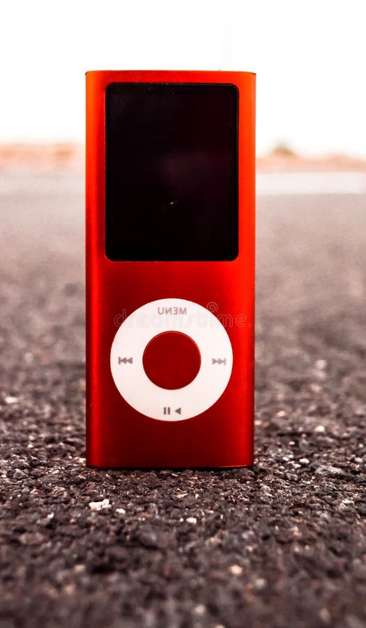 Vintage MP3 Music Player stock photo. Image of gadget 242507136