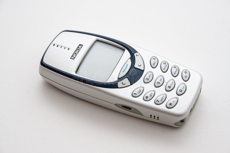 Vintage Nokia Phone From 2000s Editorial Stock Image - Image of mobile