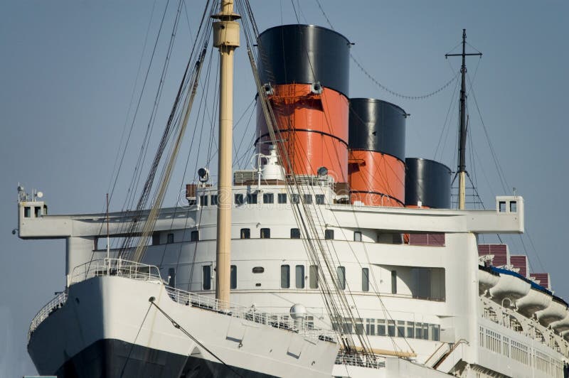 Vintage Ocean Liner stock image Vintage Ocean Liner stock image