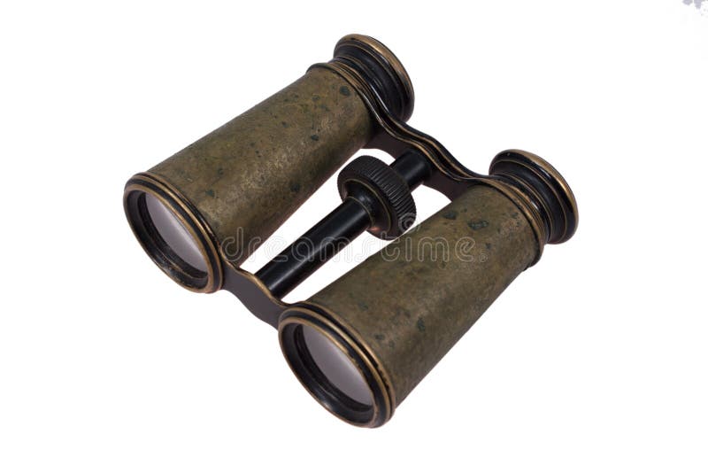 Vintage old binoculars stock photo. Image of metal, binoculars 22433768