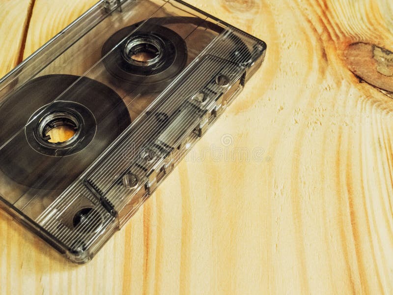 vintage old film music cassette royalty free stock photo