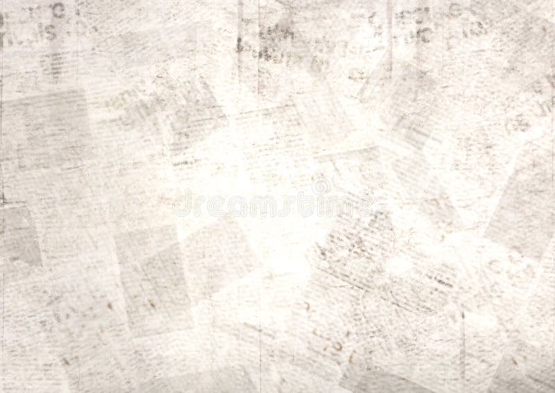 Old Grunge Newspaper Paper Texture Background. Blurred Vintage